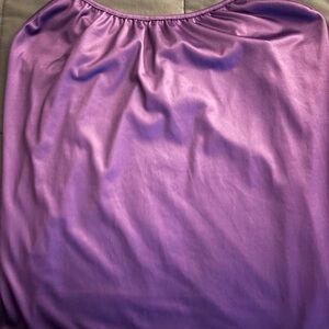 Purple Satin Blouse and Camisole and pants all satin! This is the complete set!
